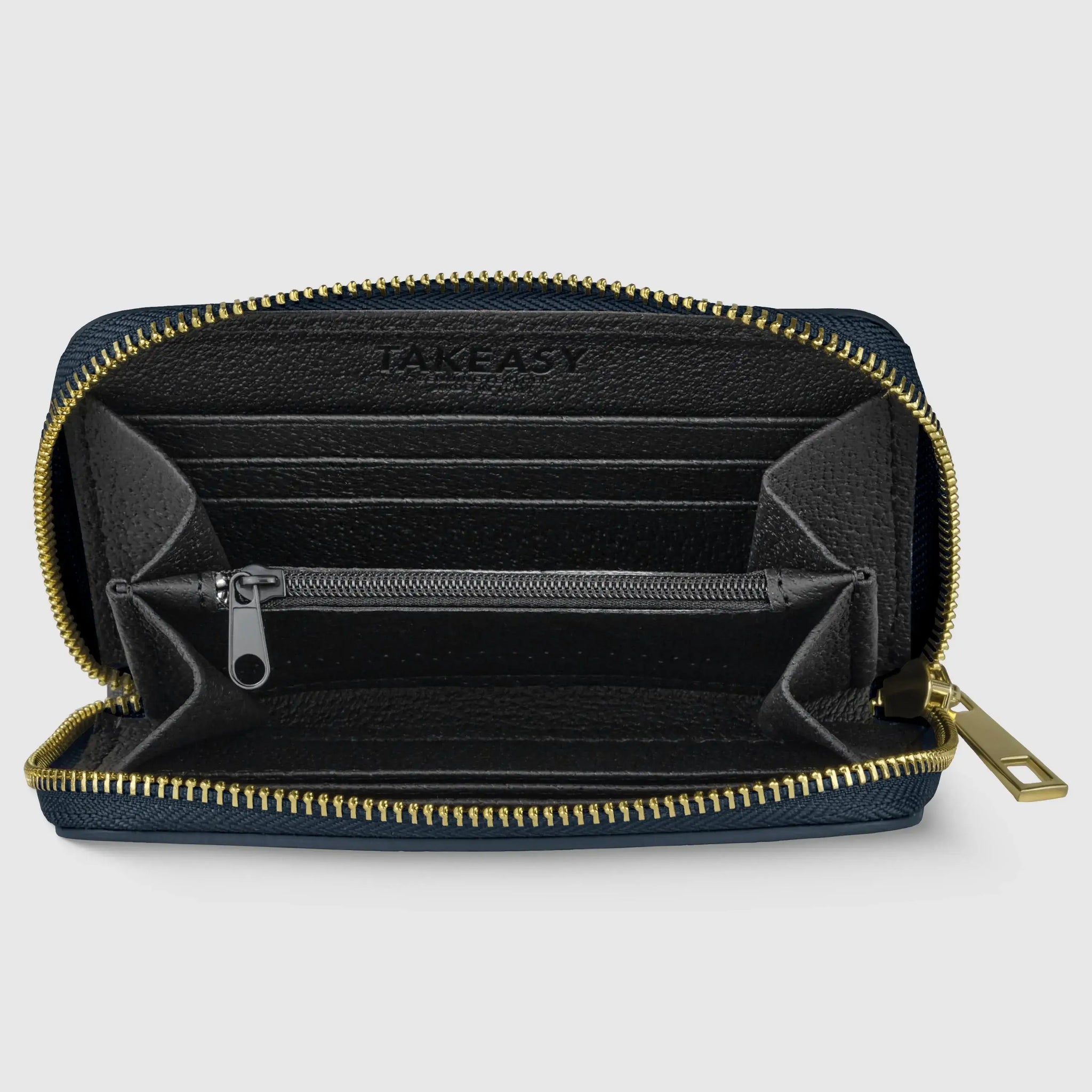 Italian Genuine Calf Leather Wallet 650988 - TAKEASY - Flyclothing LLC
