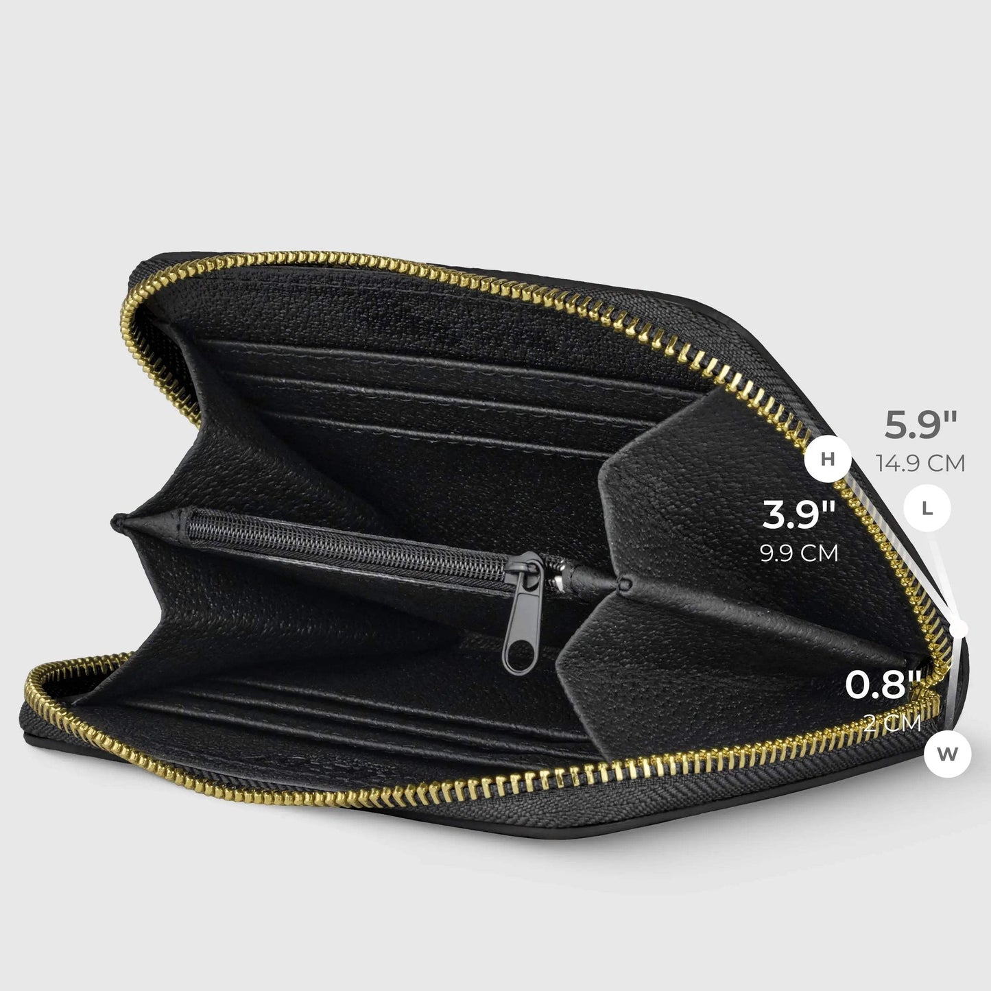 Italian Genuine Calf Leather Wallet 650988 - TAKEASY - Flyclothing LLC