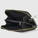 Italian Genuine Calf Leather Wallet 650988 - TAKEASY - Flyclothing LLC