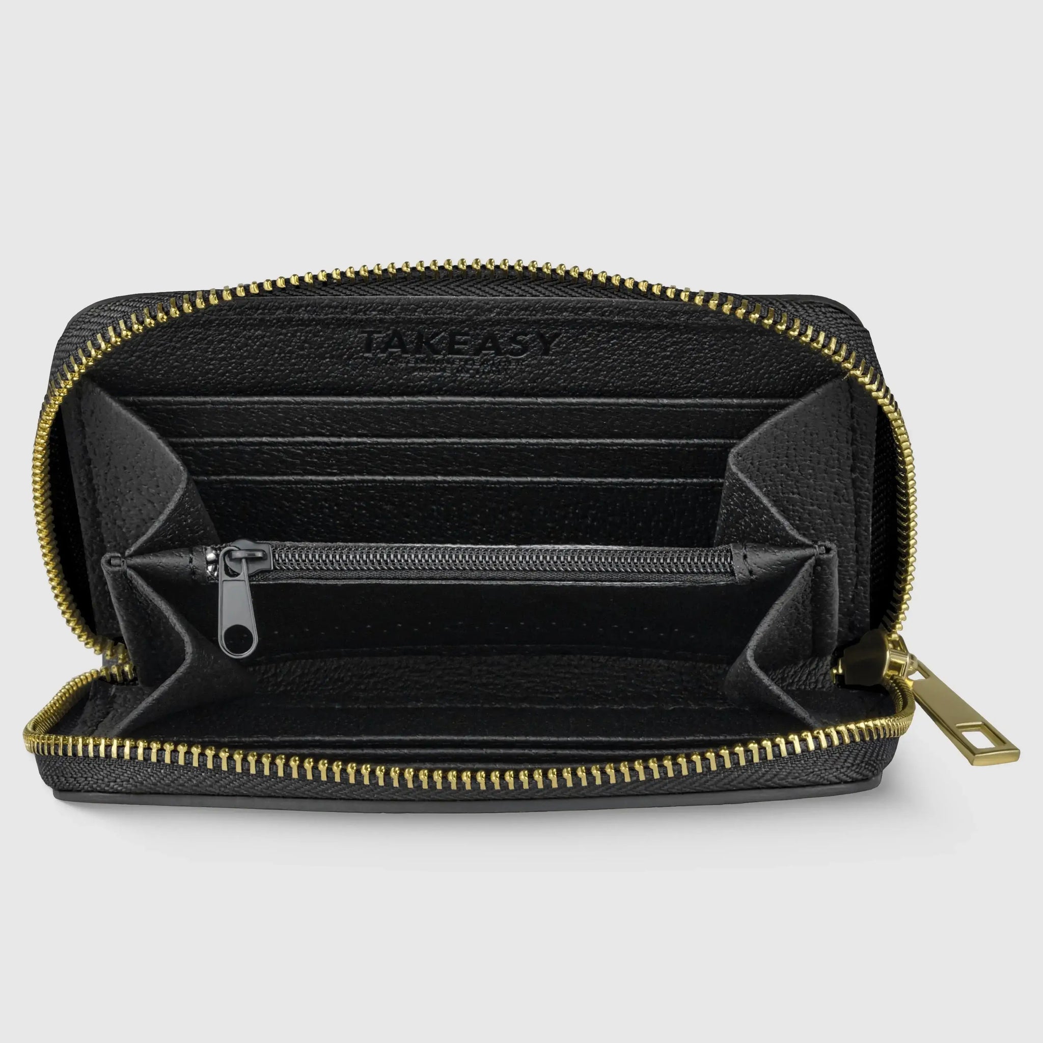 Italian Genuine Calf Leather Wallet 650988 - TAKEASY - Flyclothing LLC