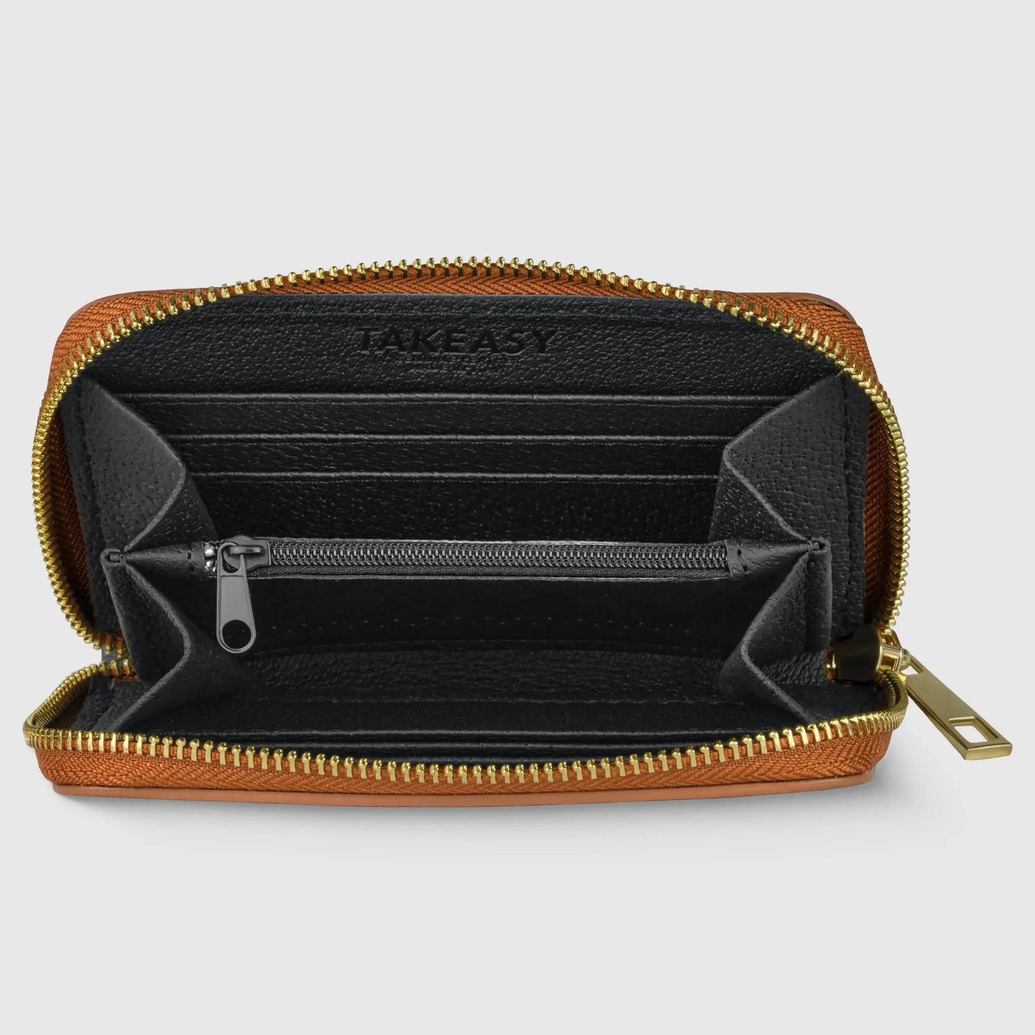 Italian Genuine Calf Leather Wallet 650988 - TAKEASY - Flyclothing LLC