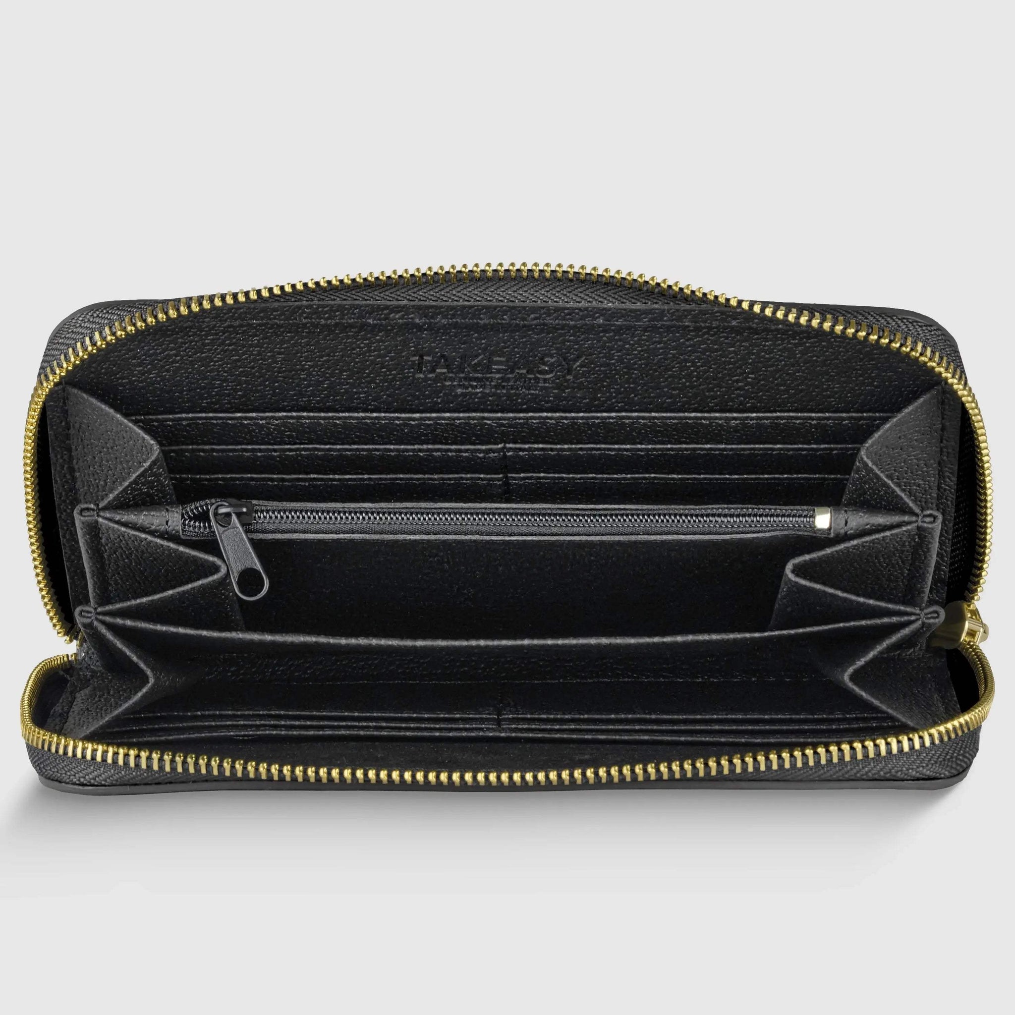 Italian Genuine Calf Leather Wallet 651088 - TAKEASY - Flyclothing LLC