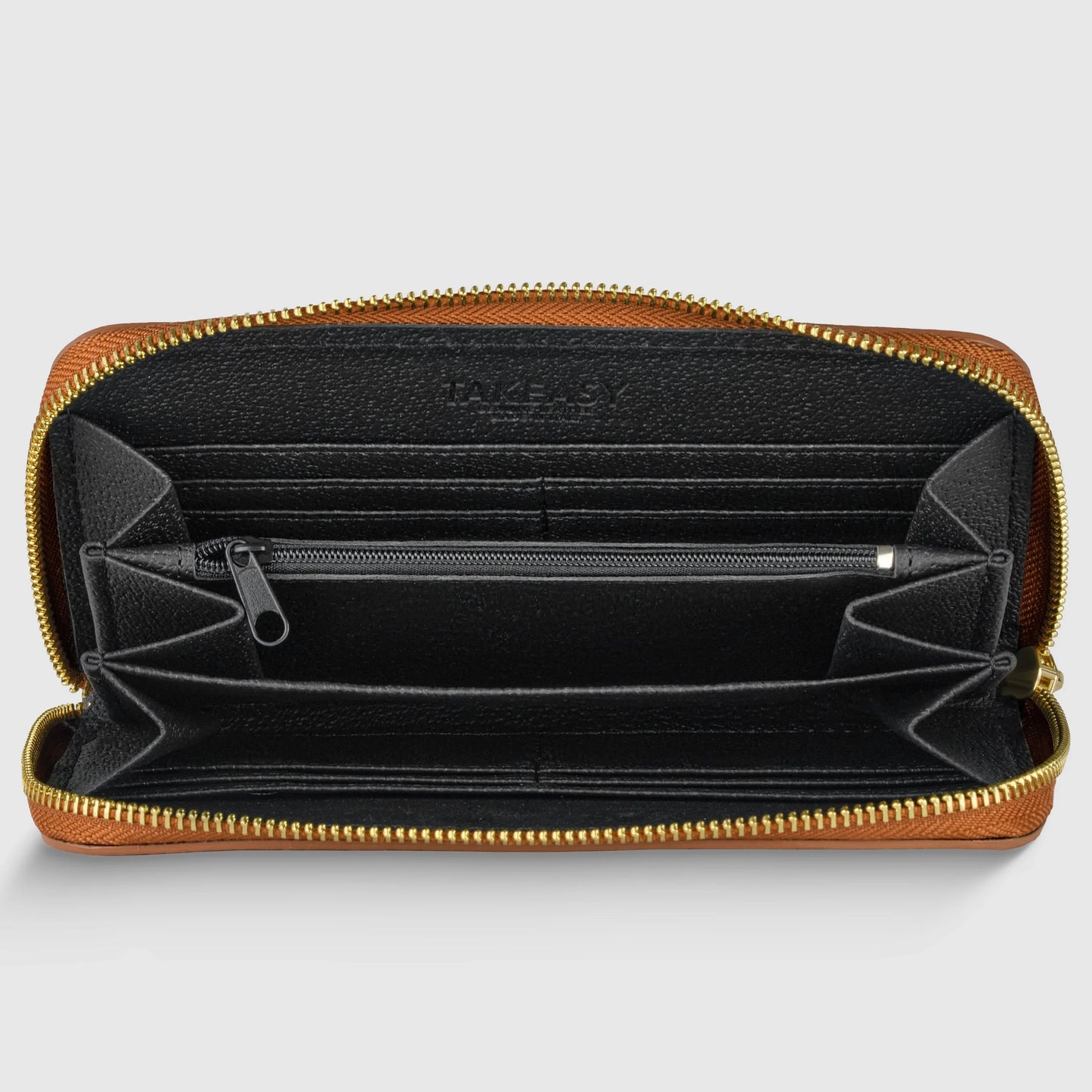 Calf Leather Wallet - TAKEASY - Flyclothing LLC