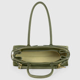 Italian Genuine Suede & Calf Leather Shoulder Bag 282615 - TAKEASY - Flyclothing LLC