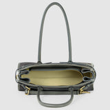 Italian Genuine Suede & Full-Grain Leather Shoulder Bag | Lodi - TAKEASY - Flyclothing LLC
