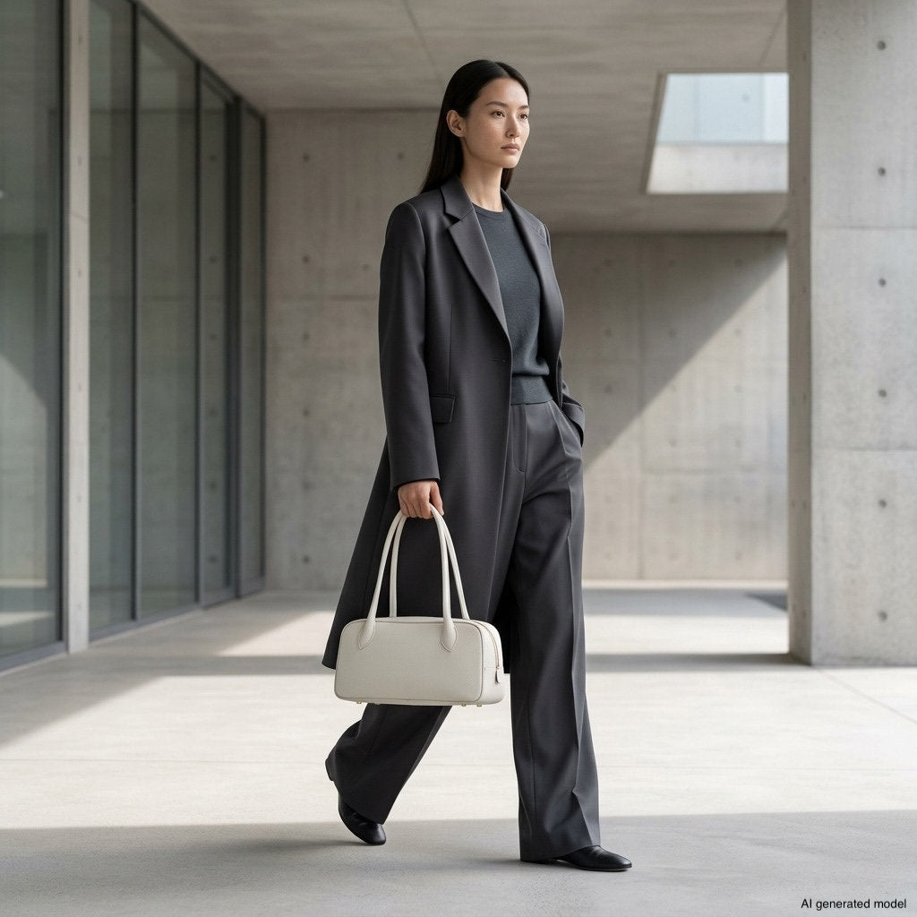 Italian Full-Grain Leather Shoulder Bag | Lecco