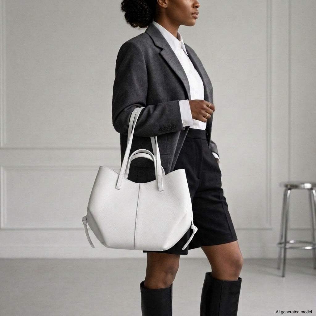 Italian Full-Grain Leather Tote Bag | Piacenza - TAKEASY - Flyclothing LLC