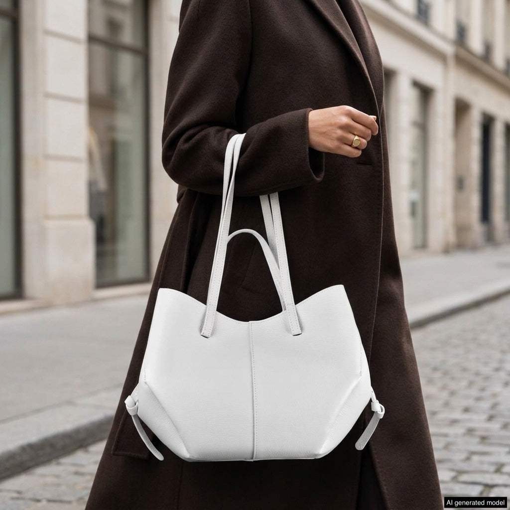 Italian Full-Grain Leather Tote Bag | Piacenza - TAKEASY - Flyclothing LLC