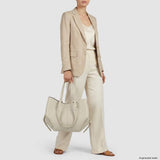 Italian Full-Grain Leather Tote Bag | Piacenza - TAKEASY - Flyclothing LLC