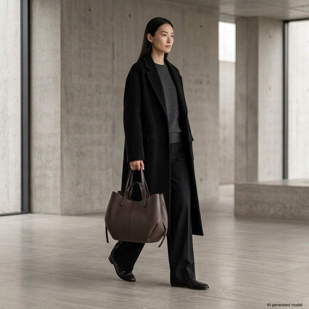 Italian Full-Grain Leather Tote Bag | Piacenza - TAKEASY - Flyclothing LLC