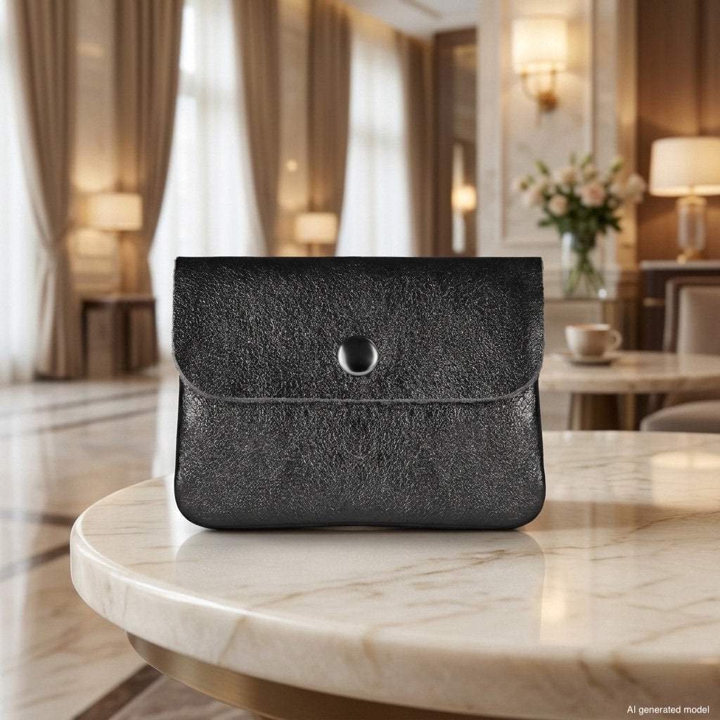 Italian Genuine Metallic Suede Wallet | Assisi - TAKEASY - Flyclothing LLC