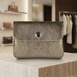 Italian Genuine Metallic Suede Wallet | Assisi - TAKEASY - Flyclothing LLC