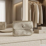 Italian Genuine Metallic Suede Wallet | Assisi - TAKEASY - Flyclothing LLC