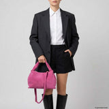 Italian Genuine Suede Shoulder Bag | Ferrara - TAKEASY - Flyclothing LLC