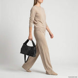 Italian Genuine Suede Shoulder Bag | Ferrara - TAKEASY - Flyclothing LLC