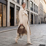 Italian Genuine Suede Shoulder Bag | Ferrara - TAKEASY - Flyclothing LLC