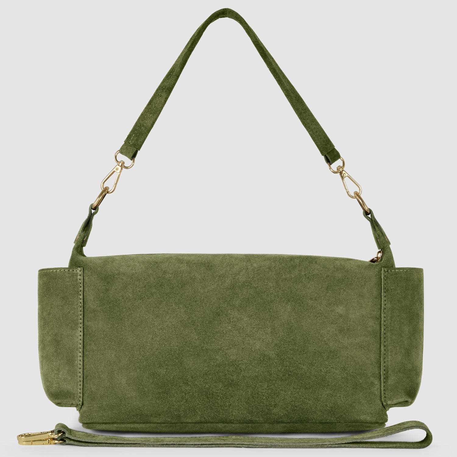 Italian Genuine Suede Shoulder Bag | Sondrio - TAKEASY - Flyclothing LLC