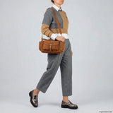 Italian Genuine Suede Shoulder Bag | Sondrio - TAKEASY - Flyclothing LLC