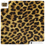 Italian Genuine Leopard-Print Metallic Suede Top-Handle Bag 112334 - TAKEASY - Flyclothing LLC