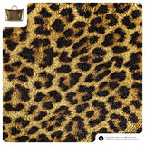 Italian Genuine Leopard-Print Metallic Suede Top-Handle Bag 112334 - TAKEASY - Flyclothing LLC