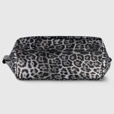 Italian Genuine Leopard-Print Metallic Suede Top-Handle Bag 112334 - TAKEASY - Flyclothing LLC