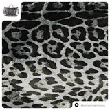 Italian Genuine Leopard-Print Metallic Suede Top-Handle Bag 112334 - TAKEASY - Flyclothing LLC