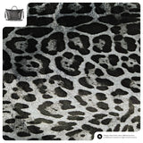 Italian Genuine Leopard-Print Metallic Suede Top-Handle Bag 112334 - TAKEASY - Flyclothing LLC
