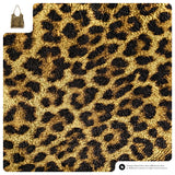 Italian Genuine Leopard-Print Metallic Suede Tote Bag 191722 - TAKEASY - Flyclothing LLC