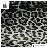 Italian Genuine Leopard-Print Metallic Suede Tote Bag 191722 - TAKEASY - Flyclothing LLC