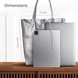 Italian Genuine Metallic Calf Leather Tote Bag 201718 - TAKEASY - Flyclothing LLC