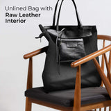 Italian Genuine Metallic Calf Leather Tote Bag 201718 - TAKEASY - Flyclothing LLC