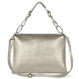Italian Genuine Metallic Calf Leather Shoulder Bag 171551 - TAKEASY - Flyclothing LLC