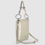 Italian Genuine Metallic Calf Leather Shoulder Bag 171551 - TAKEASY - Flyclothing LLC