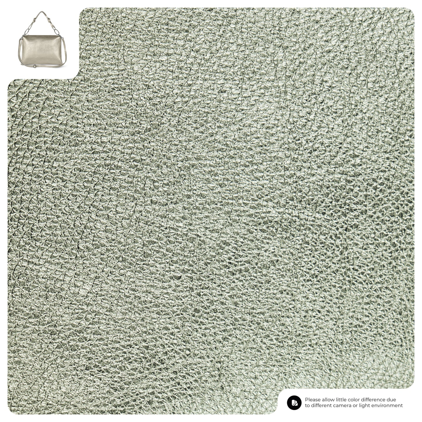 Italian Genuine Metallic Calf Leather Shoulder Bag 171551 - TAKEASY - Flyclothing LLC