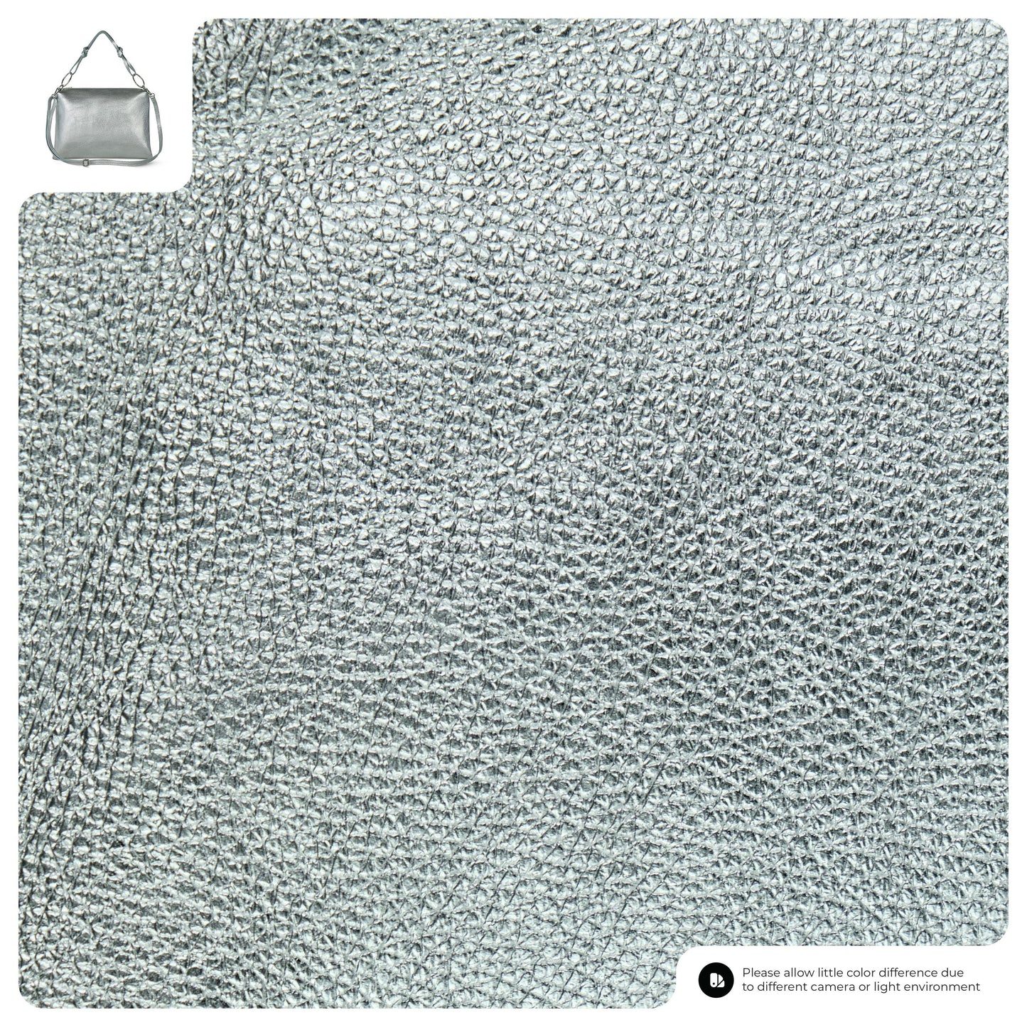 Italian Genuine Metallic Calf Leather Shoulder Bag 171551 - TAKEASY - Flyclothing LLC