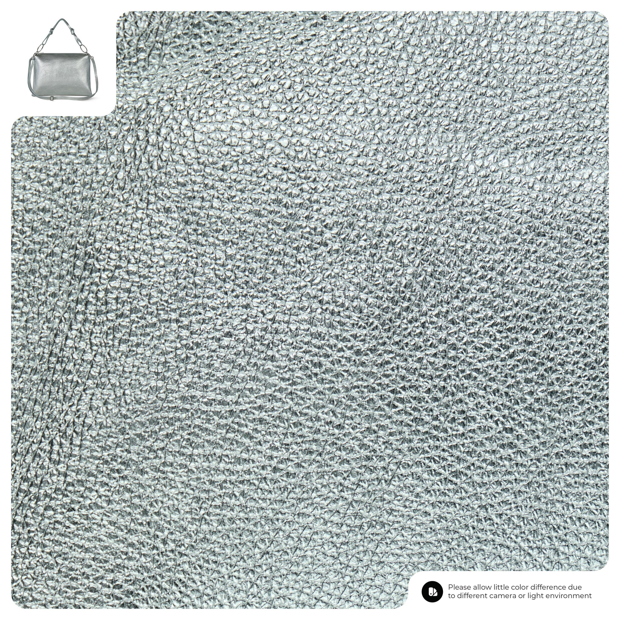 Italian Genuine Metallic Calf Leather Shoulder Bag 171551 - TAKEASY - Flyclothing LLC