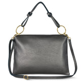 Italian Genuine Metallic Calf Leather Shoulder Bag 171551 - TAKEASY - Flyclothing LLC