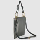Italian Genuine Metallic Calf Leather Shoulder Bag 171551 - TAKEASY - Flyclothing LLC