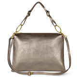 Italian Genuine Metallic Calf Leather Shoulder Bag 171551 - TAKEASY - Flyclothing LLC