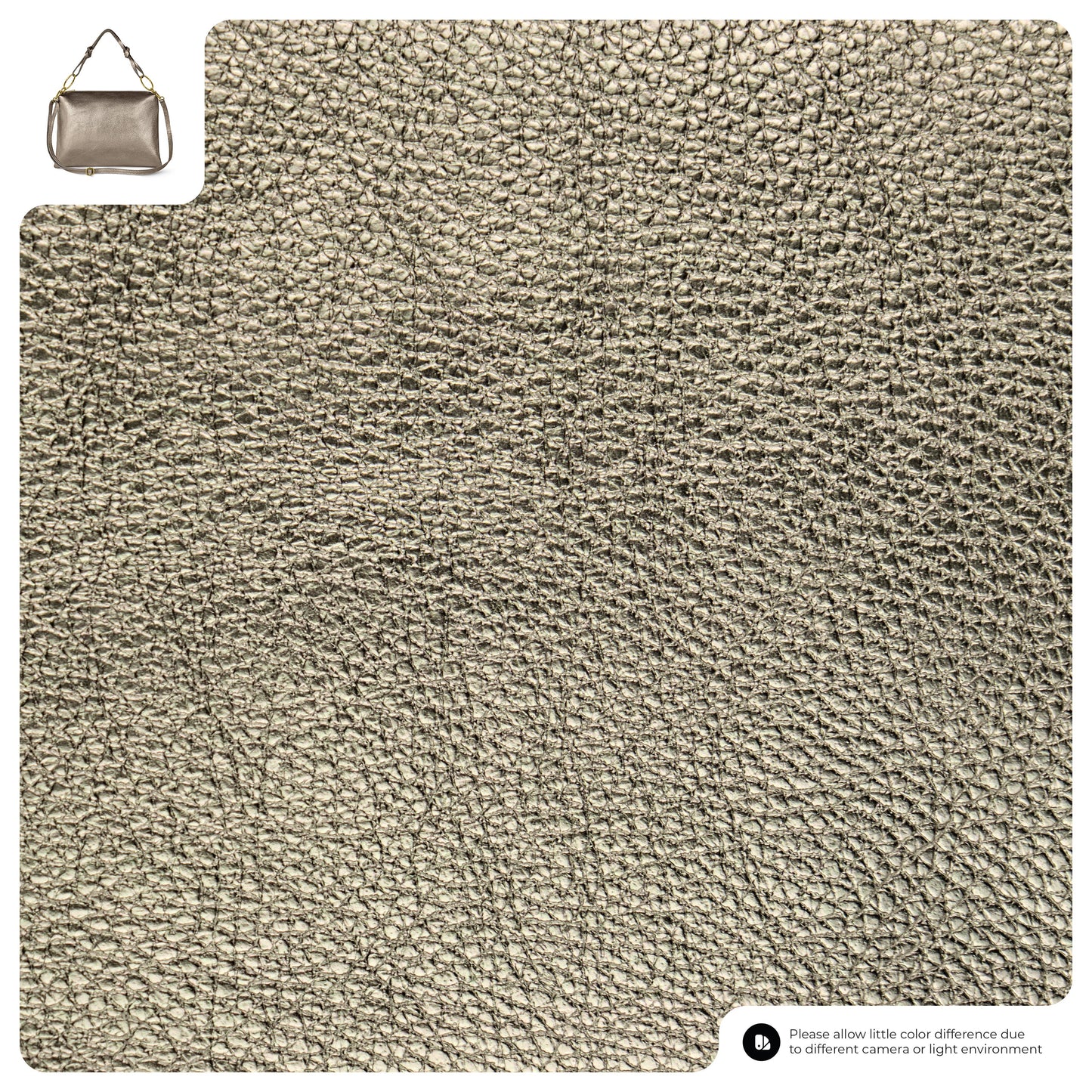 Italian Genuine Metallic Calf Leather Shoulder Bag 171551 - TAKEASY - Flyclothing LLC