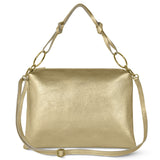 Italian Genuine Metallic Calf Leather Shoulder Bag 171551 - TAKEASY - Flyclothing LLC