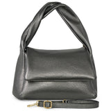 Italian Genuine Metallic Calf Leather Top-Handle Bag 262495 - TAKEASY - Flyclothing LLC