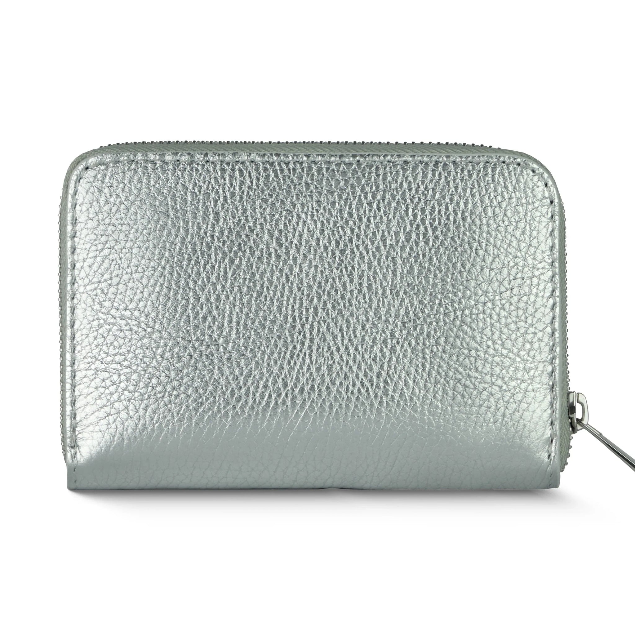 Metallic Calf Leather Wallet - TAKEASY - Flyclothing LLC