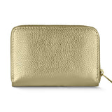 Italian Genuine Metallic Calf Leather Wallet 650988 - TAKEASY - Flyclothing LLC