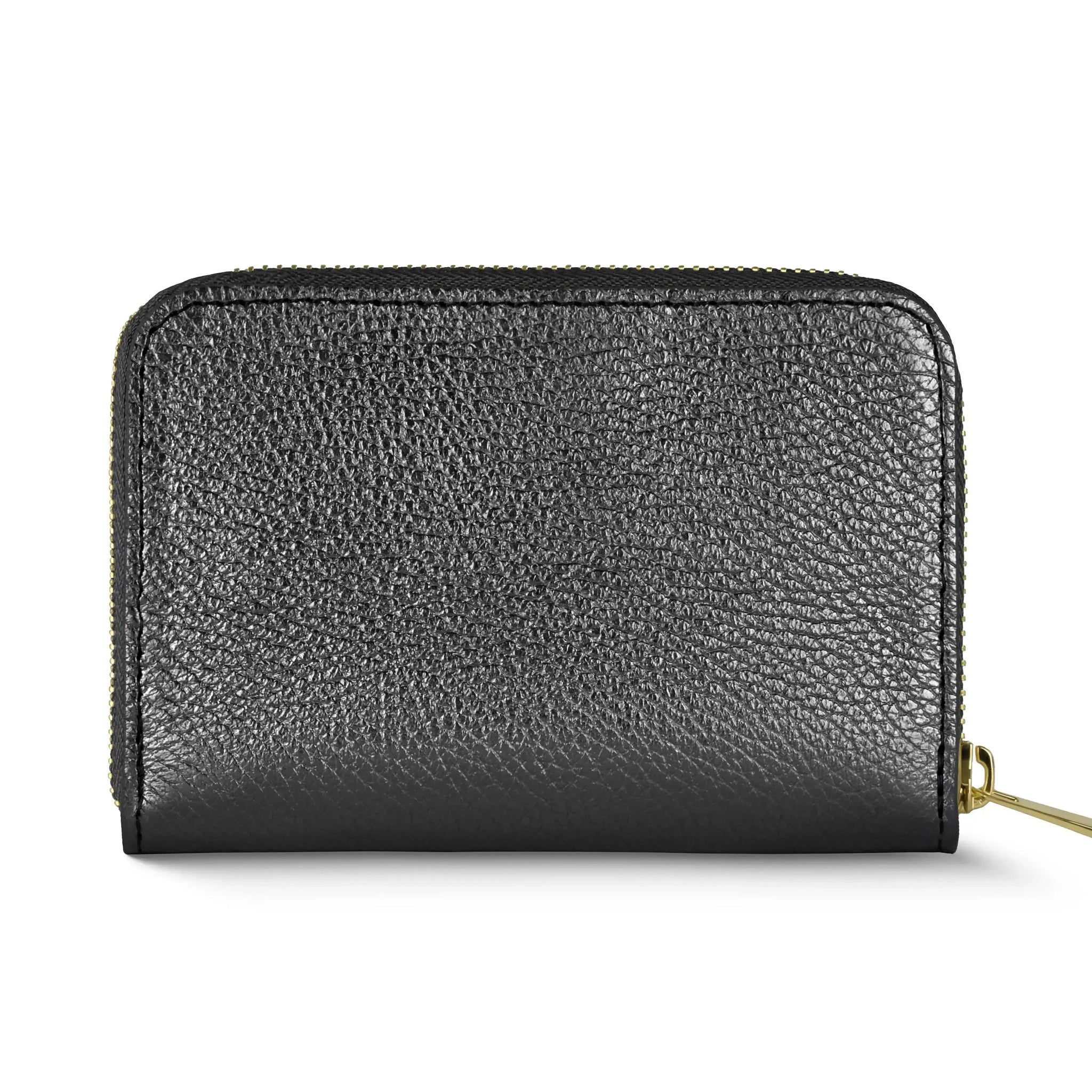 Italian Genuine Metallic Calf Leather Wallet 650988 - TAKEASY - Flyclothing LLC