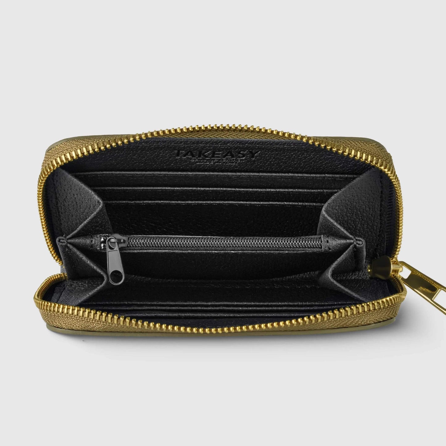 Italian Genuine Metallic Calf Leather Wallet 650988 - TAKEASY - Flyclothing LLC