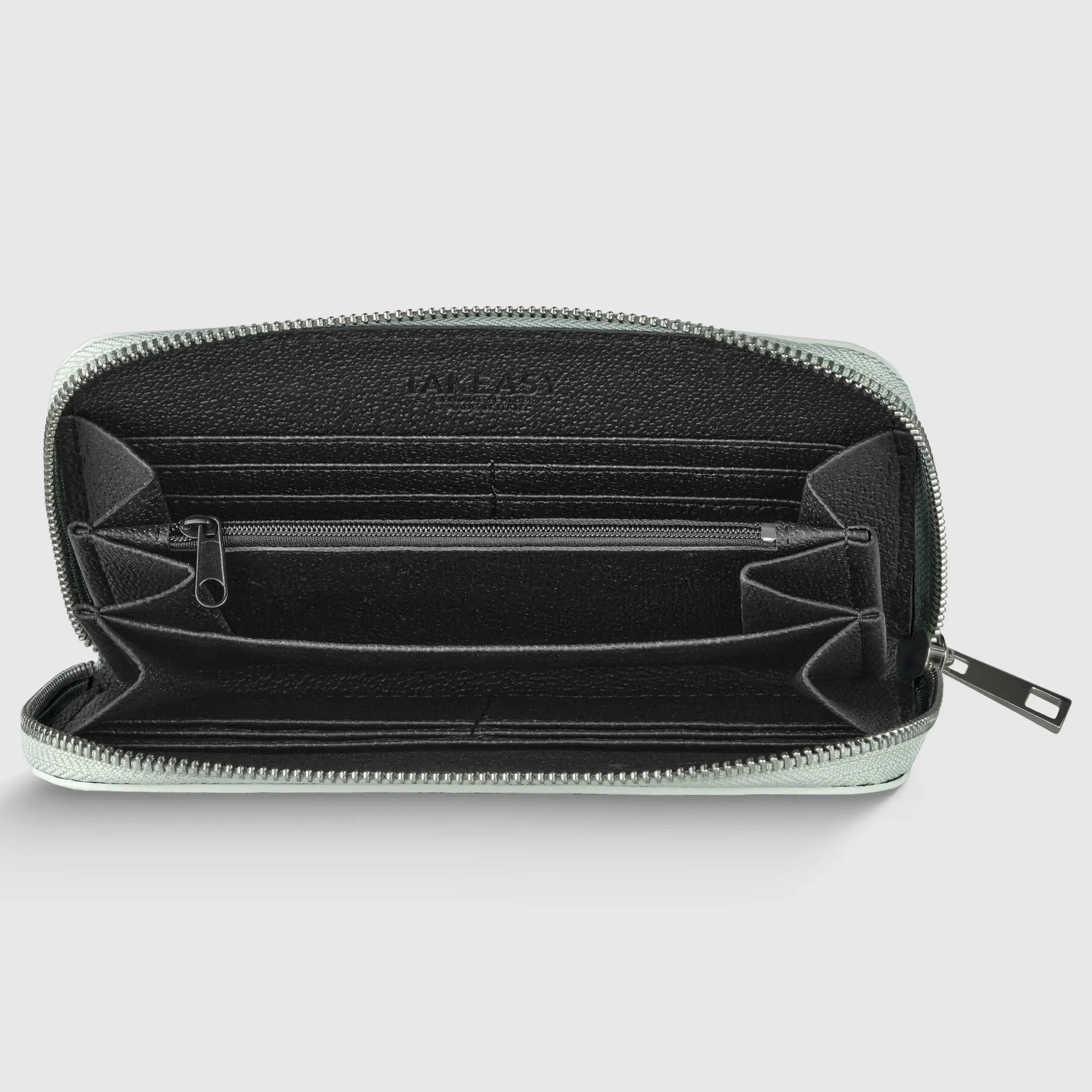 Italian Genuine Metallic Calf Leather Wallet 651088 - TAKEASY - Flyclothing LLC