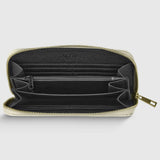 Italian Genuine Metallic Calf Leather Wallet 651088 - TAKEASY - Flyclothing LLC