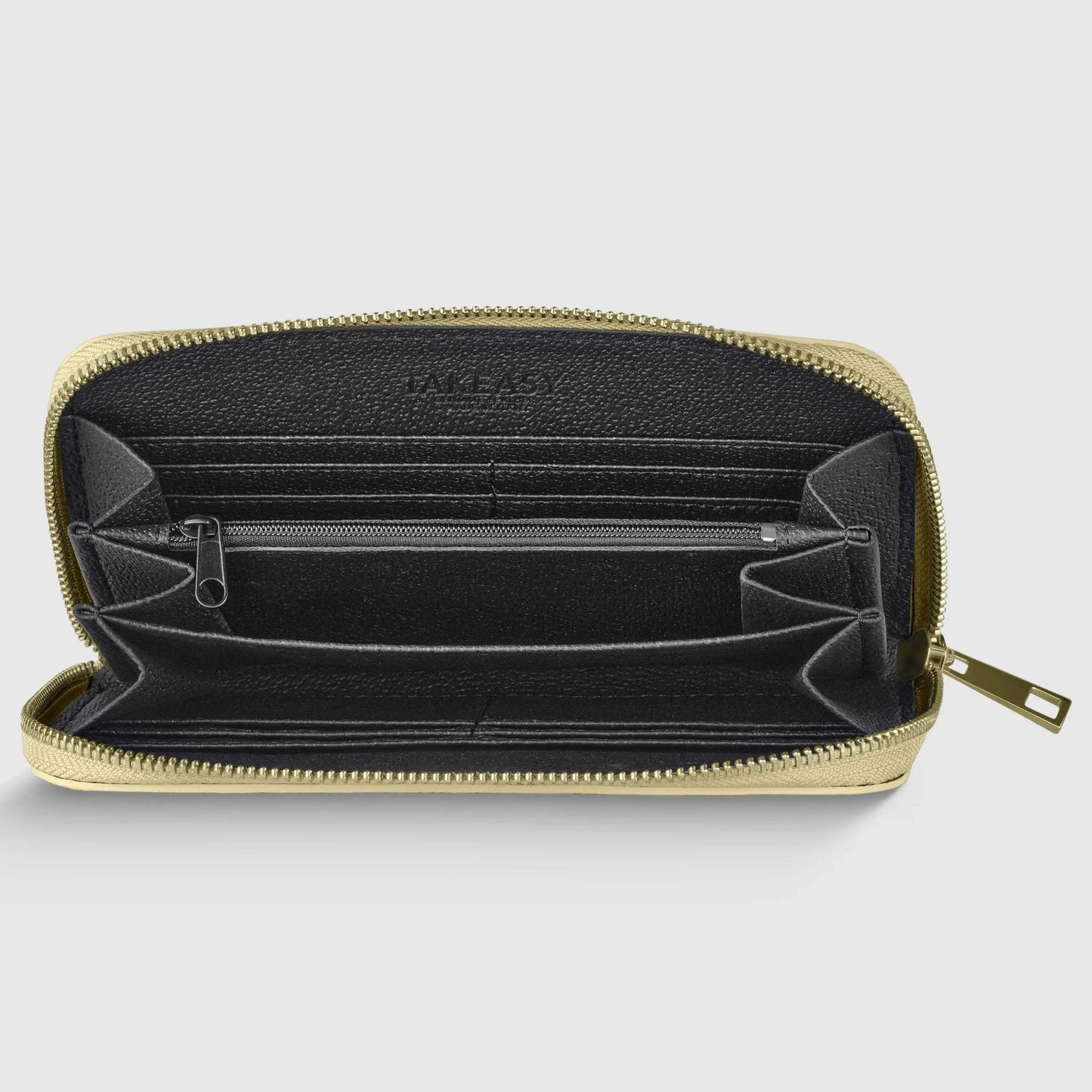 Italian Genuine Metallic Calf Leather Wallet 651088 - TAKEASY - Flyclothing LLC