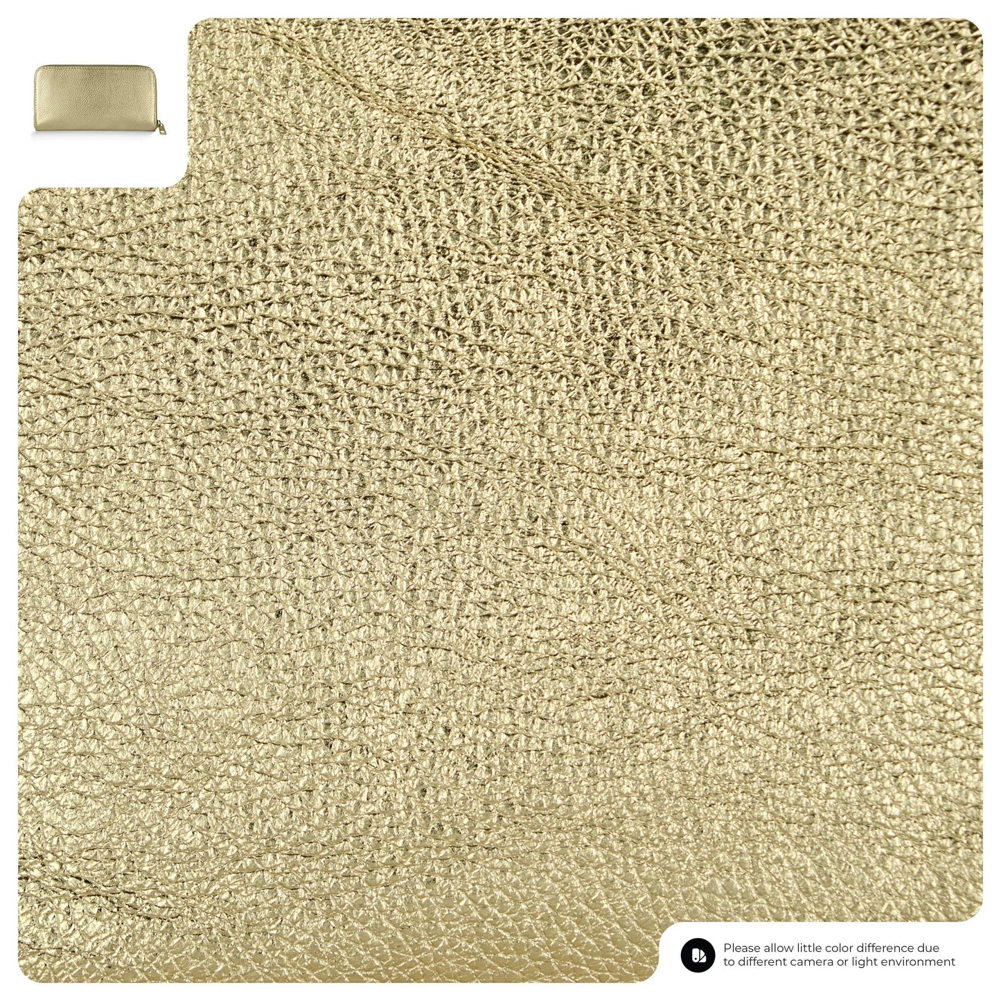 Italian Genuine Metallic Calf Leather Wallet 651088 - TAKEASY - Flyclothing LLC